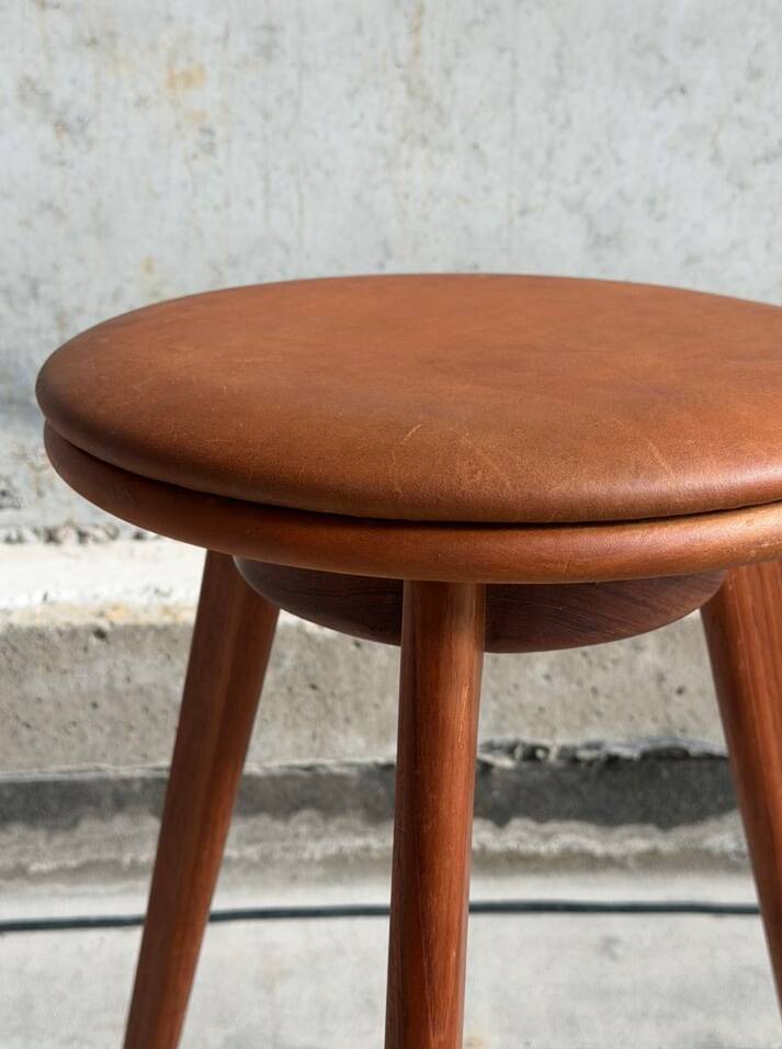 Rare tabouret Erik Buck SJ.08 Domus Dancia Danemark