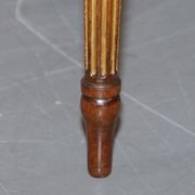 Pair of Carved Golden Wood Accent Chairs