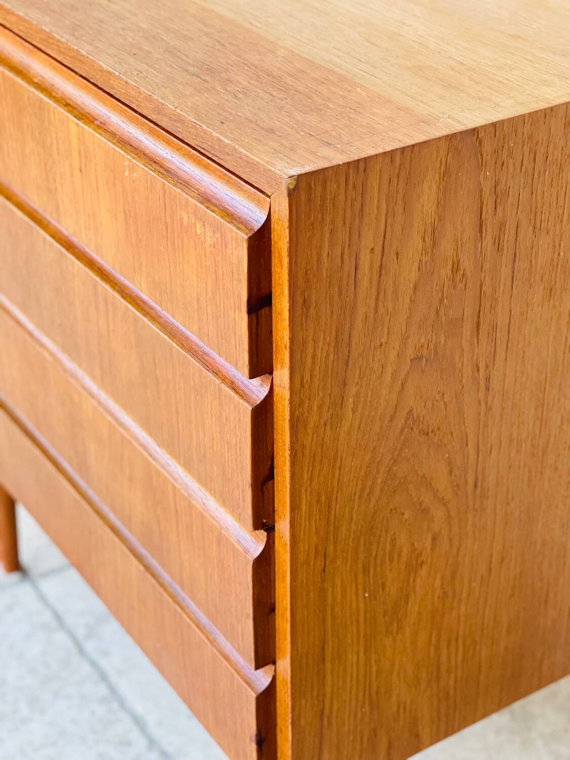 Scandinavian teak chest of drawers