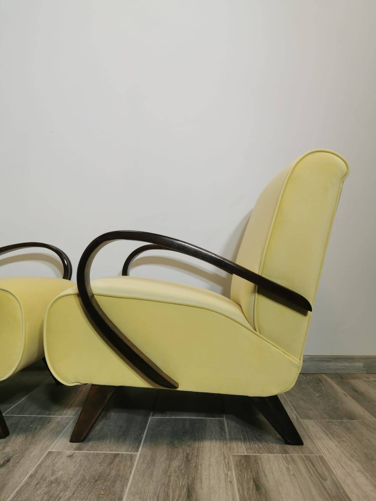 Fauteuils par Jindrich Halabala, 1940s, Set de 2
