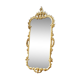 Miroir rocaille métal doré du XIXè 33x73cm