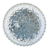 German wall lamp in crystal glass by Bur Leuchten, 1960s