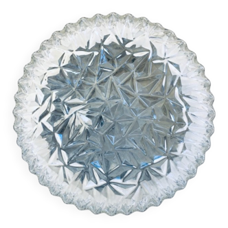 German wall lamp in crystal glass by Bur Leuchten, 1960s