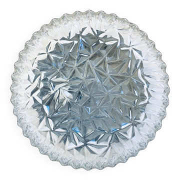 German Wall Lamp in Crystal Glass by Bur Leuchten, 1960s