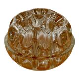 Vintage glass flower picnic