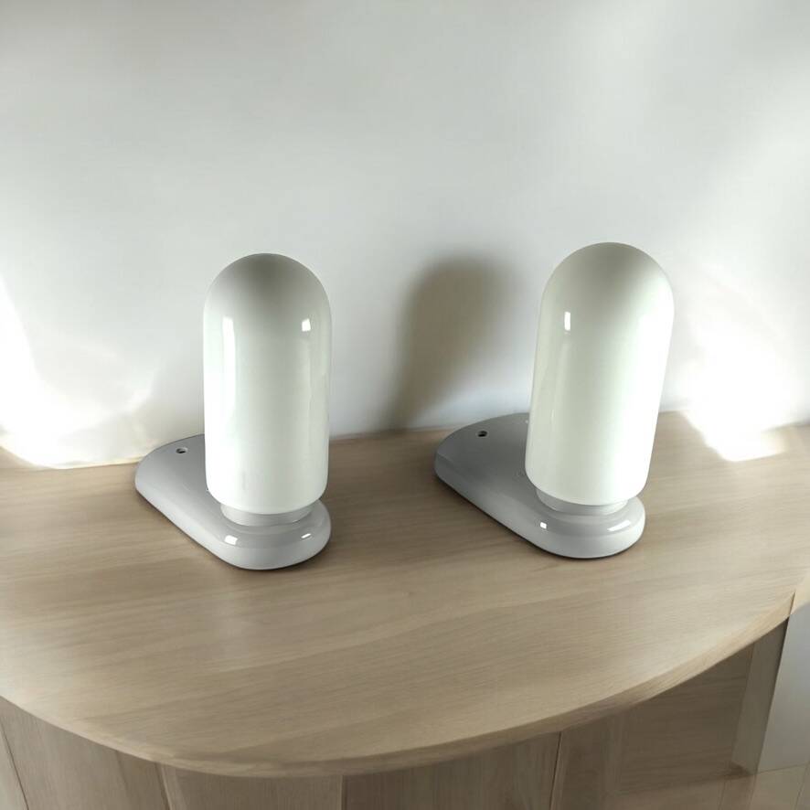 Dietsche grey wall lights Germany Bathroom 1980 x2