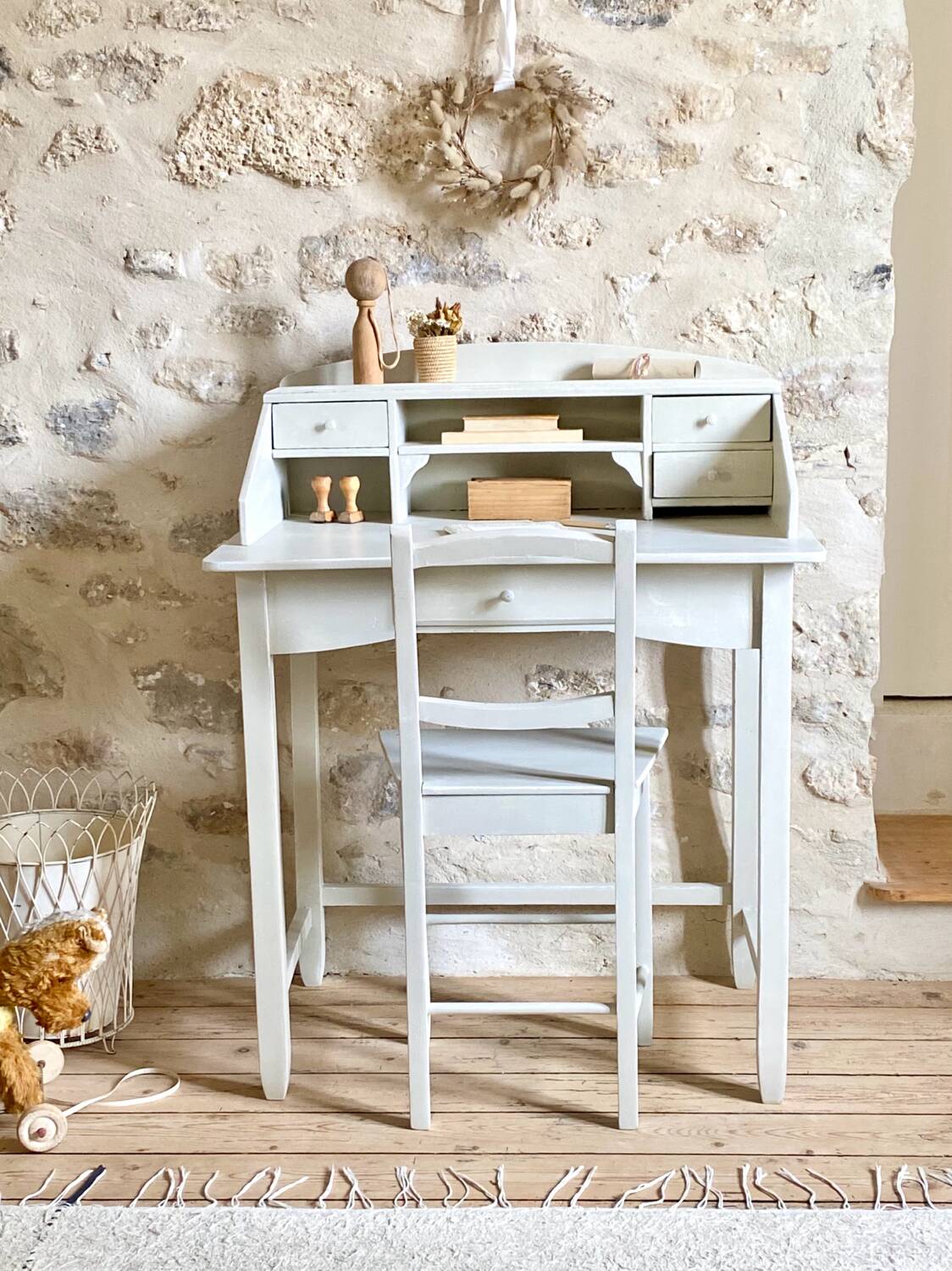 Children's desk and chair