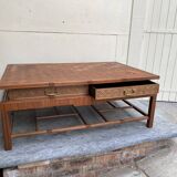 Table basse en bambou roche-bobois