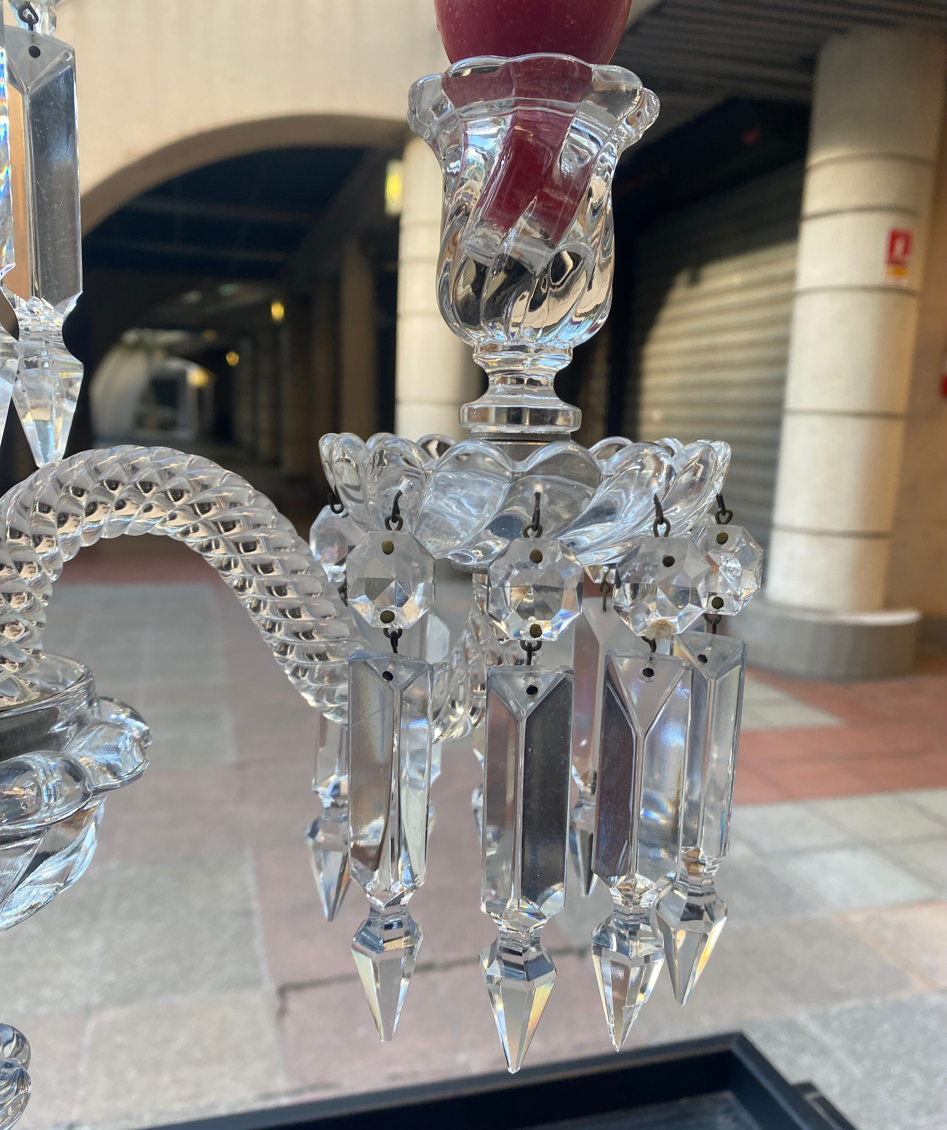 Baccarat crystal chandelier - 70s