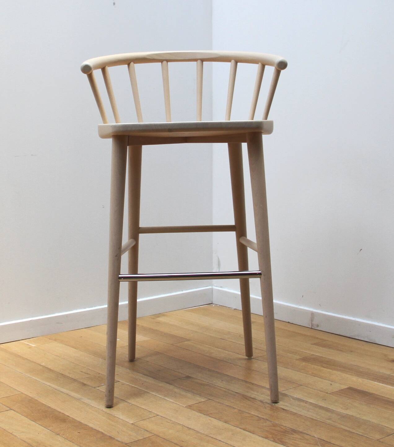 Wood 607 bar stool, Billiani