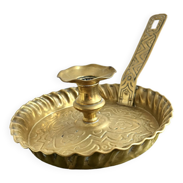 Antique XXL hand candle holder