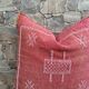 Cactus silk cushion cover: Handwoven Moroccan Sabra cushion