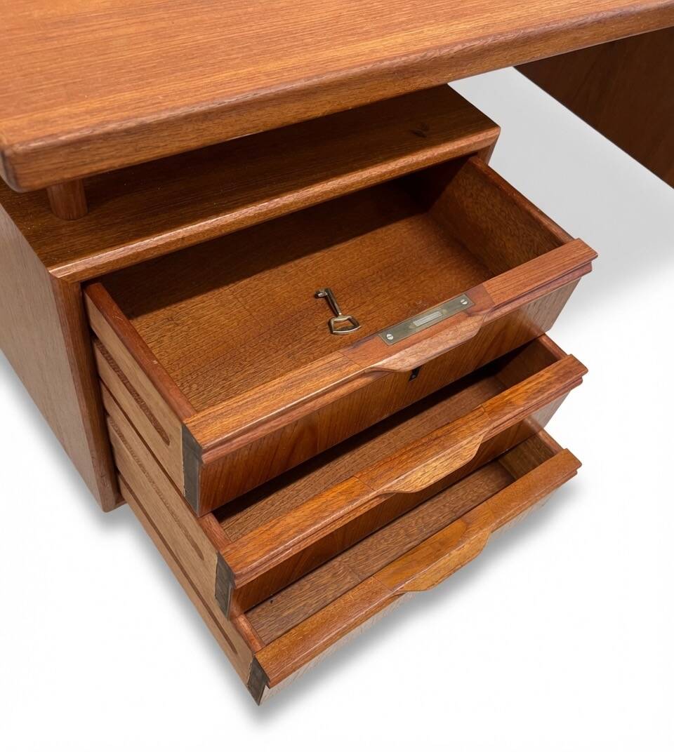 1960s Danish Teak Executive Desk