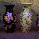 Series of Asian vases