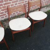 chaises en teck Erik Buch