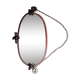 Mirror ice Art deco black iron roses