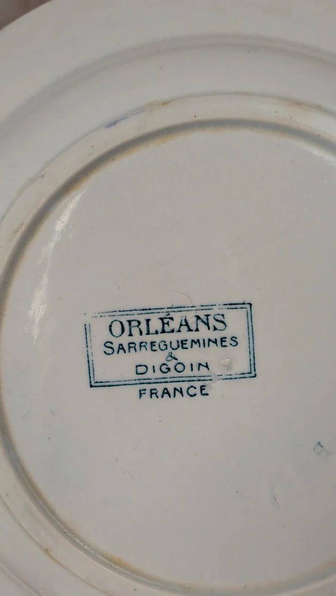 Set of 3 deep plates Orléans Sarreguemines & Digoin