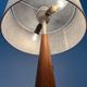 Lampe de table en teck minimaliste du milieu du siècle, années 1960