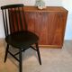 Low vintage blond walnut buffet