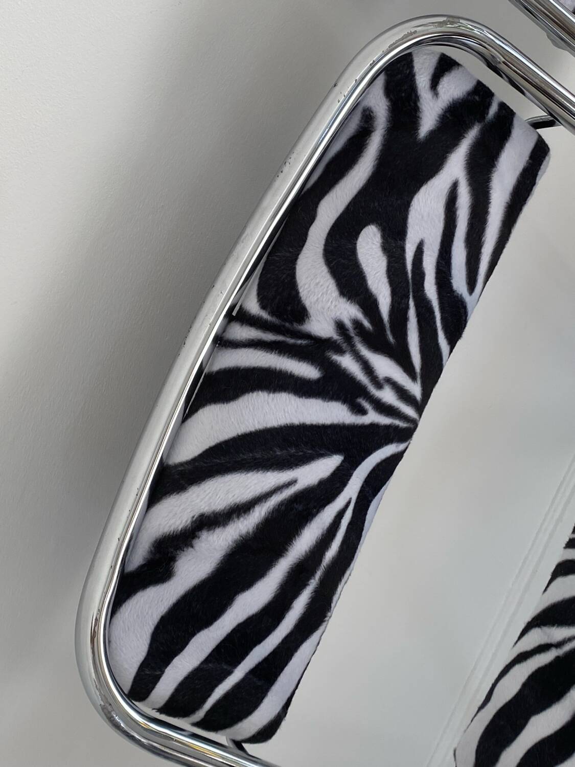 6 chaises pliante vintage 1970  zèbre