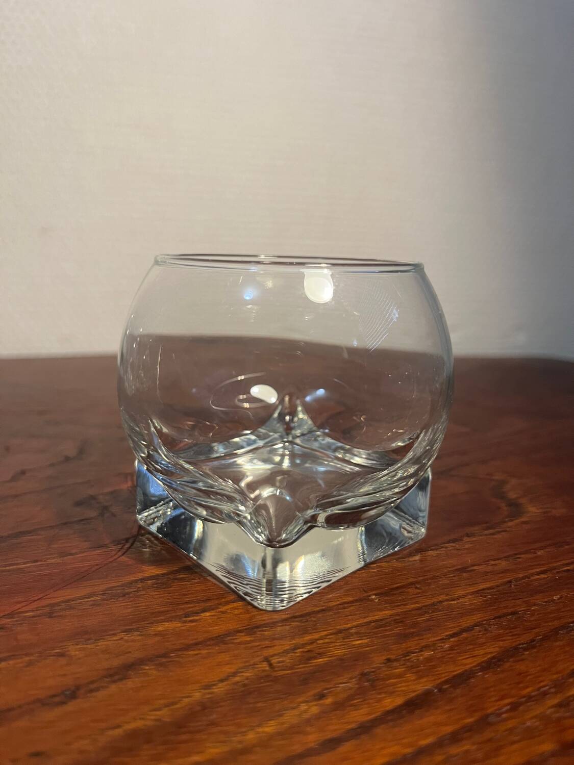 Designer ice cube glass