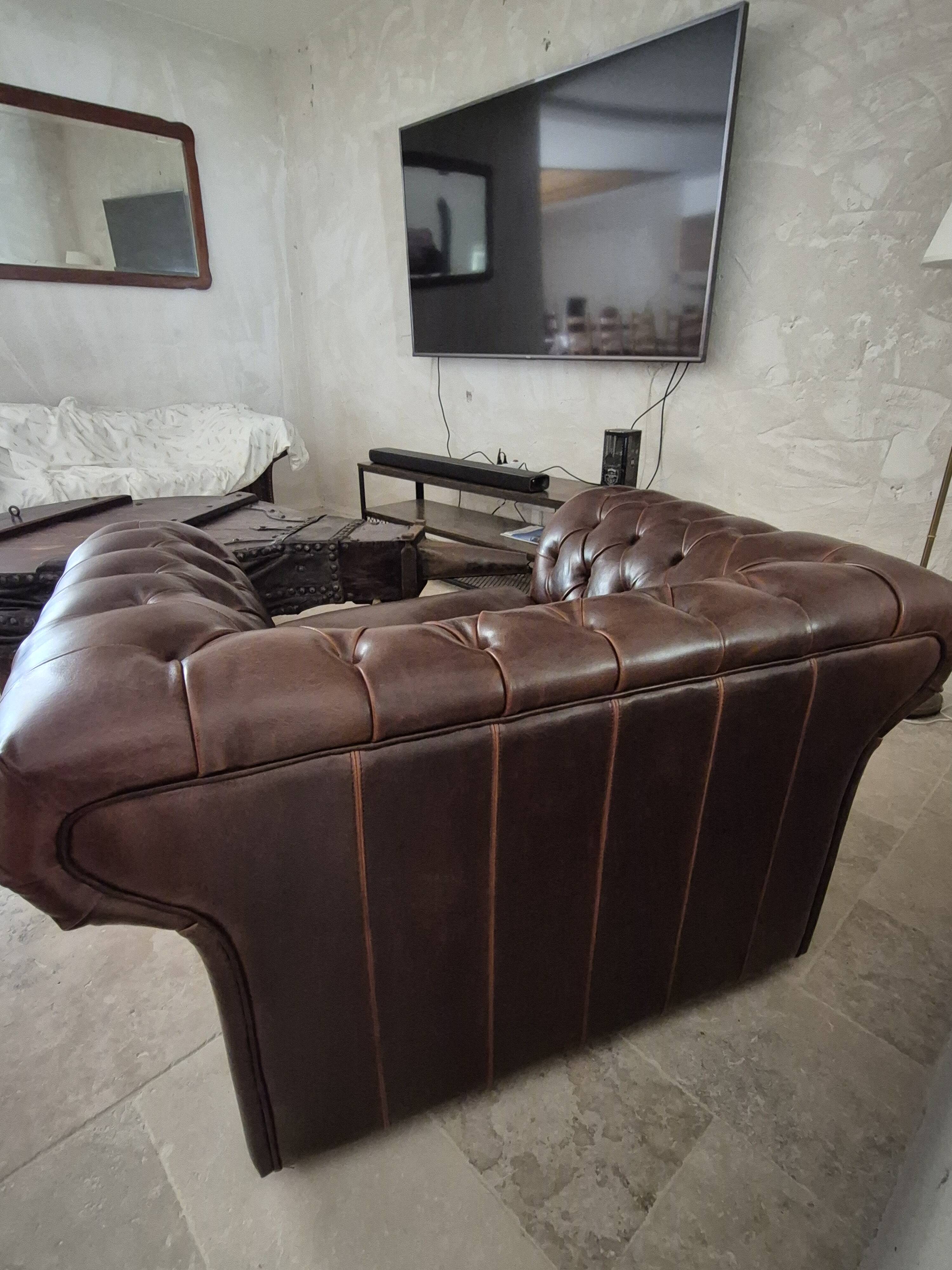 Fauteuil chesterfield