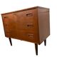 Vintage teak chest of drawers / mid-century wardrobe