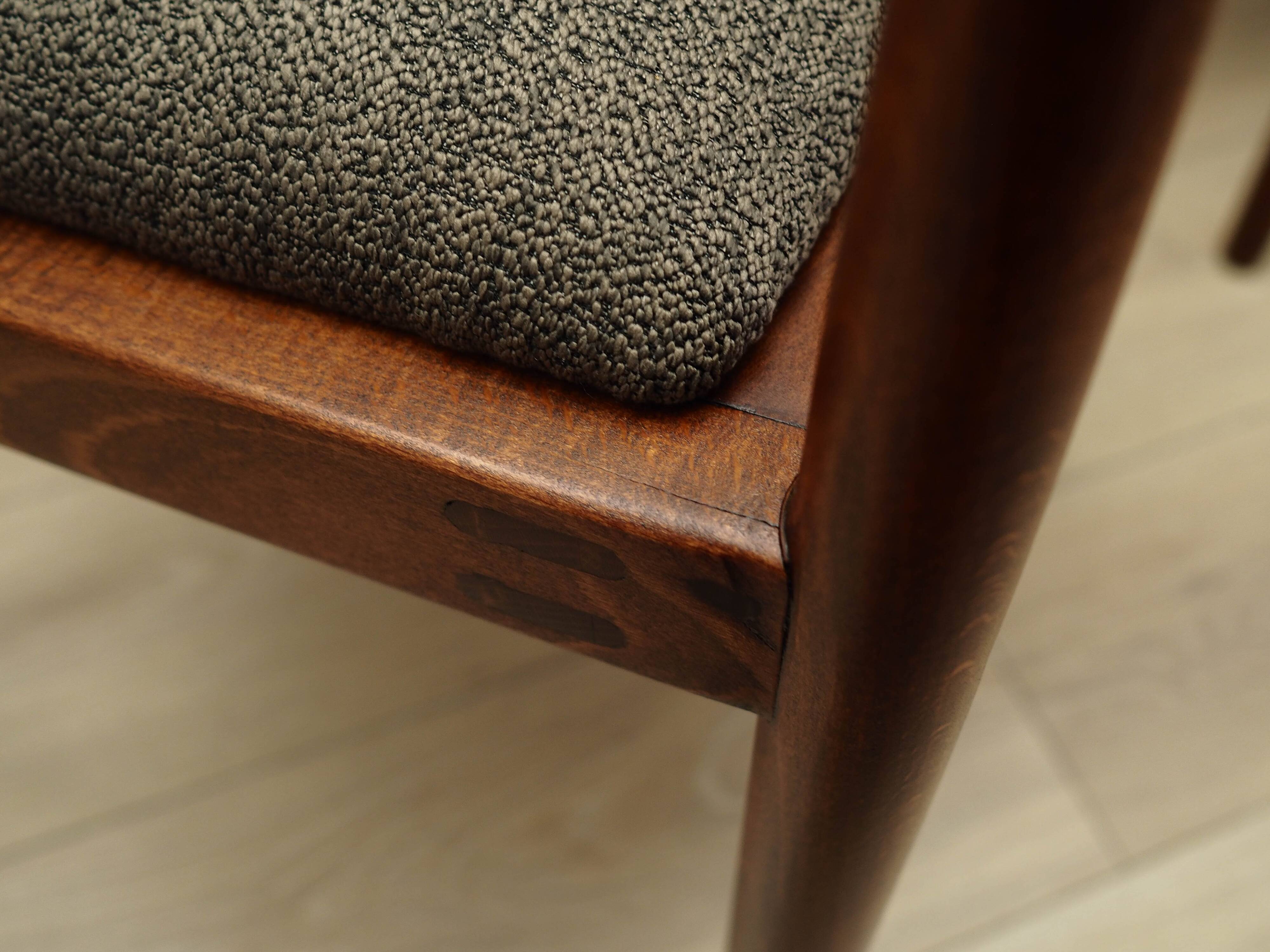 Set of four chairs, Danish design, 1970s, production: Denmark