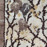 Old European art deco rug 84x184 cm