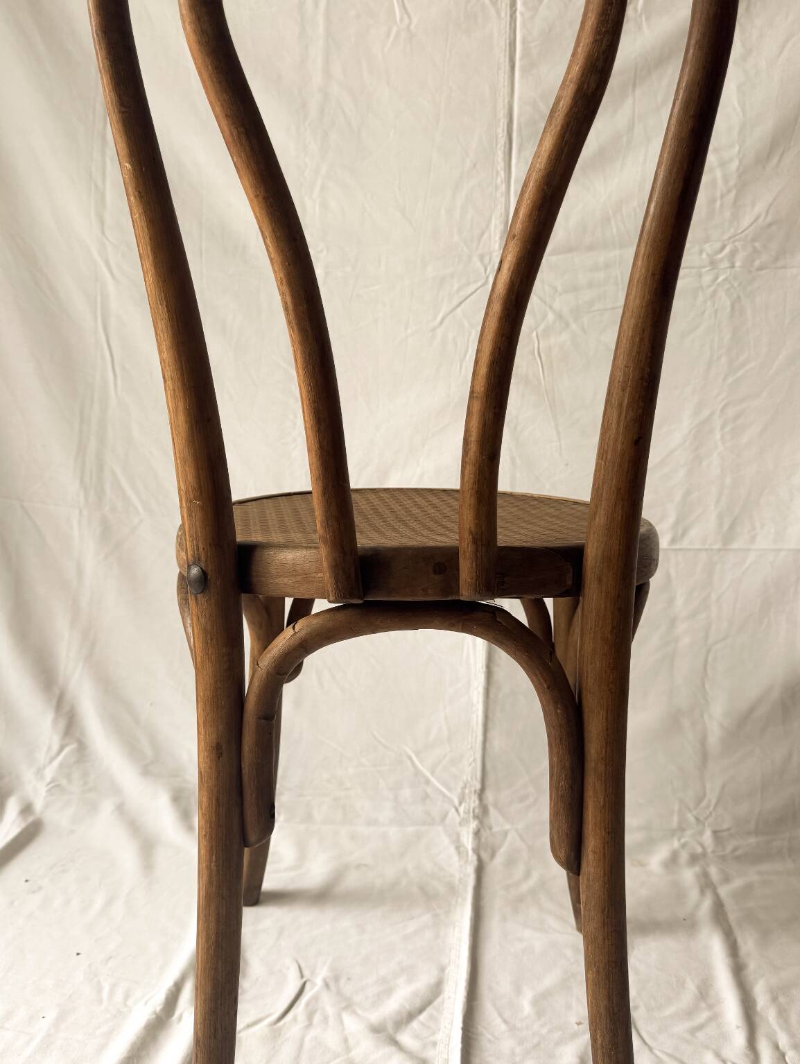 Aged bistro chair
