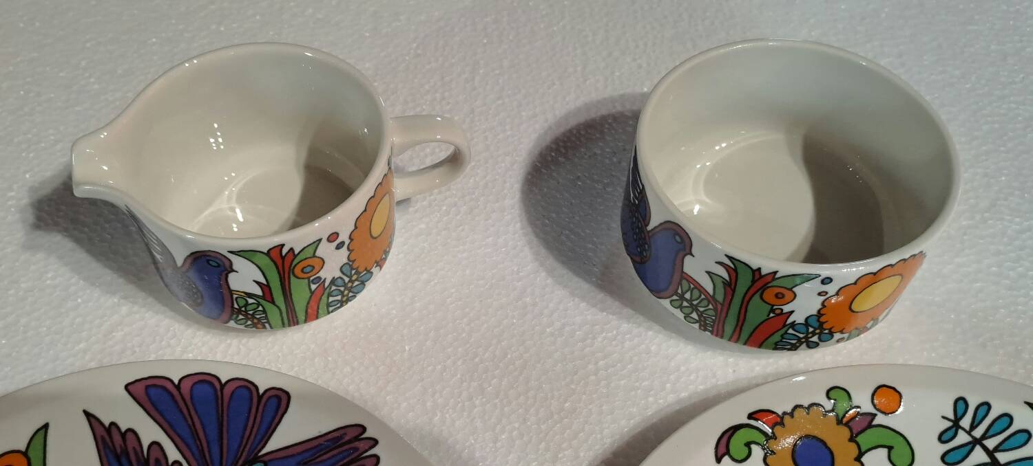 Villeroy and Boch Acapulco model ramekin creamer saucer set