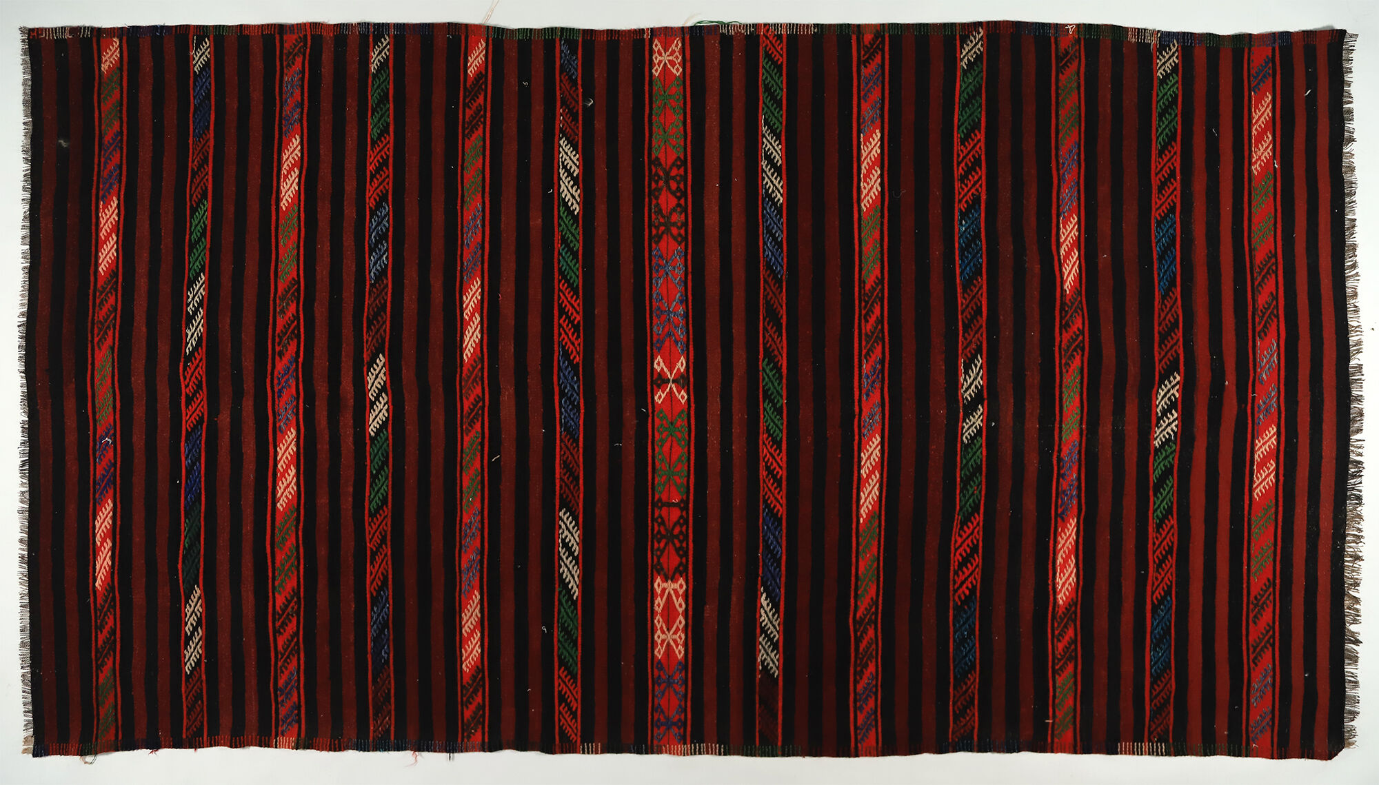 Anatolian handmade kilim rug 346 cm x 186 cm