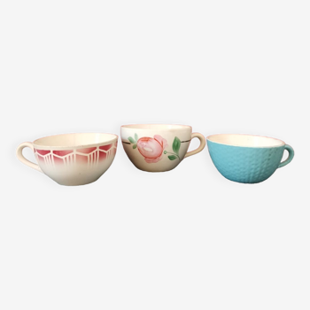 Trio cups Digoin collection