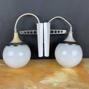 Italian white wall sconces from the mid-century by Targetti Sankey, 1960s, set of 2.