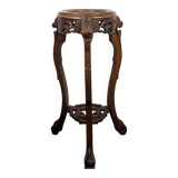 Carved selette with chimera decoration