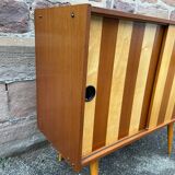 Small piece of furniture extra feet compass vintage design 1960