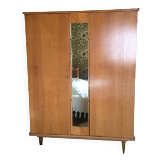 Wardrobe with mirror, 1960s-1970s