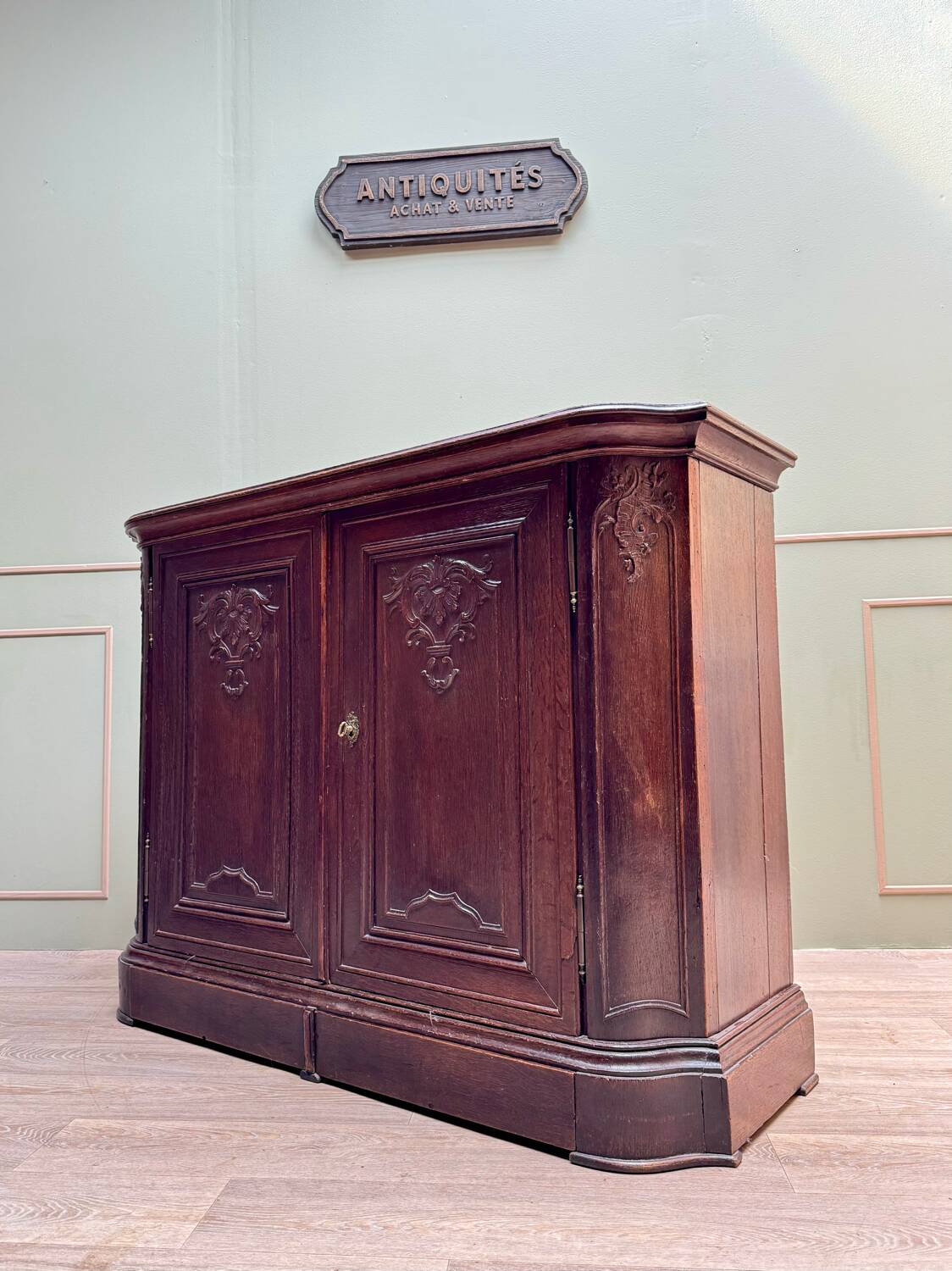 Oak Buffet From Regency Period XVIII Eme Century