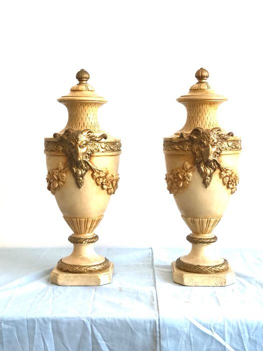 Paire de cassolettes - xixe - louis xvi