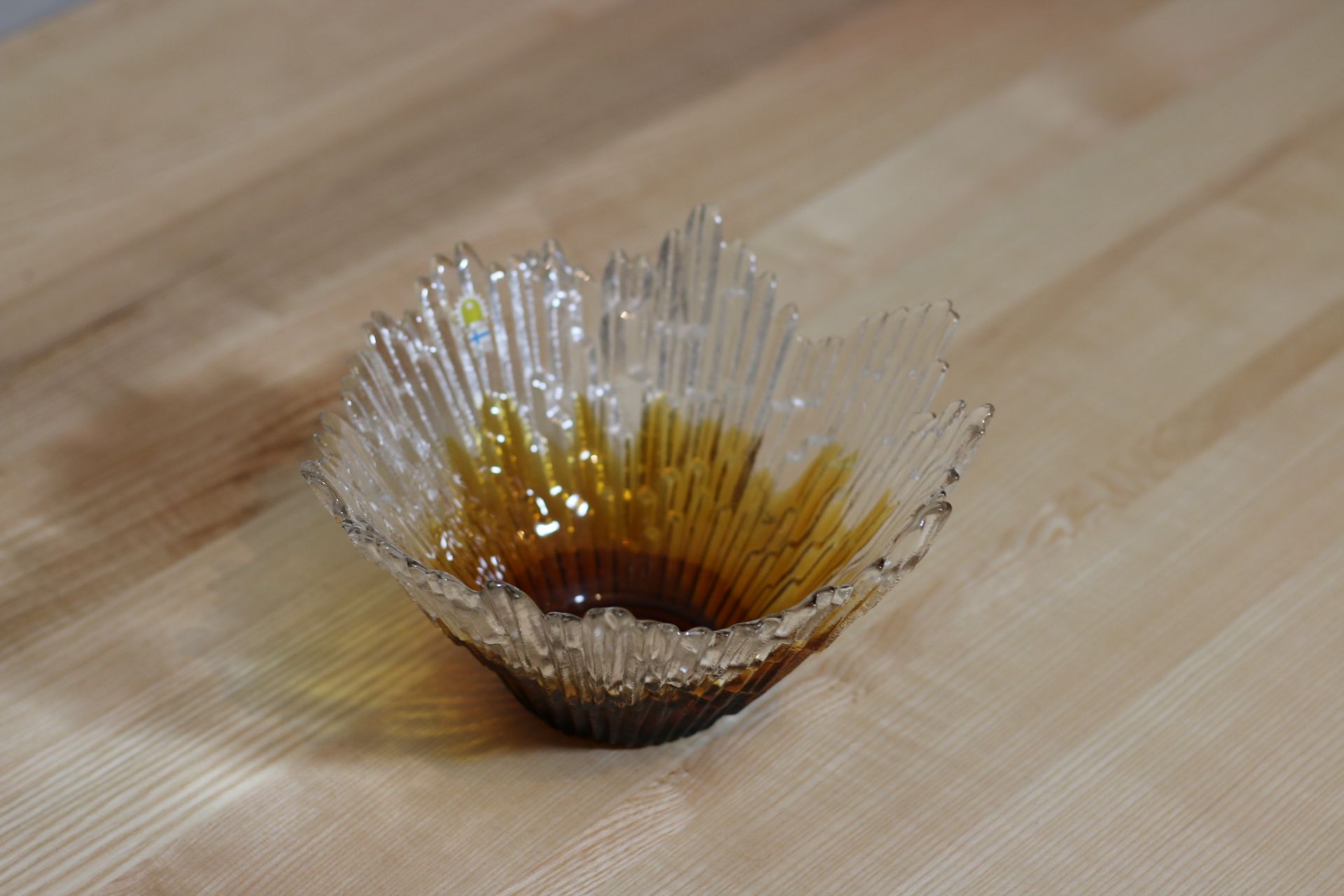 Glass vintage bowl by tauno wirkkala, finland 1960s