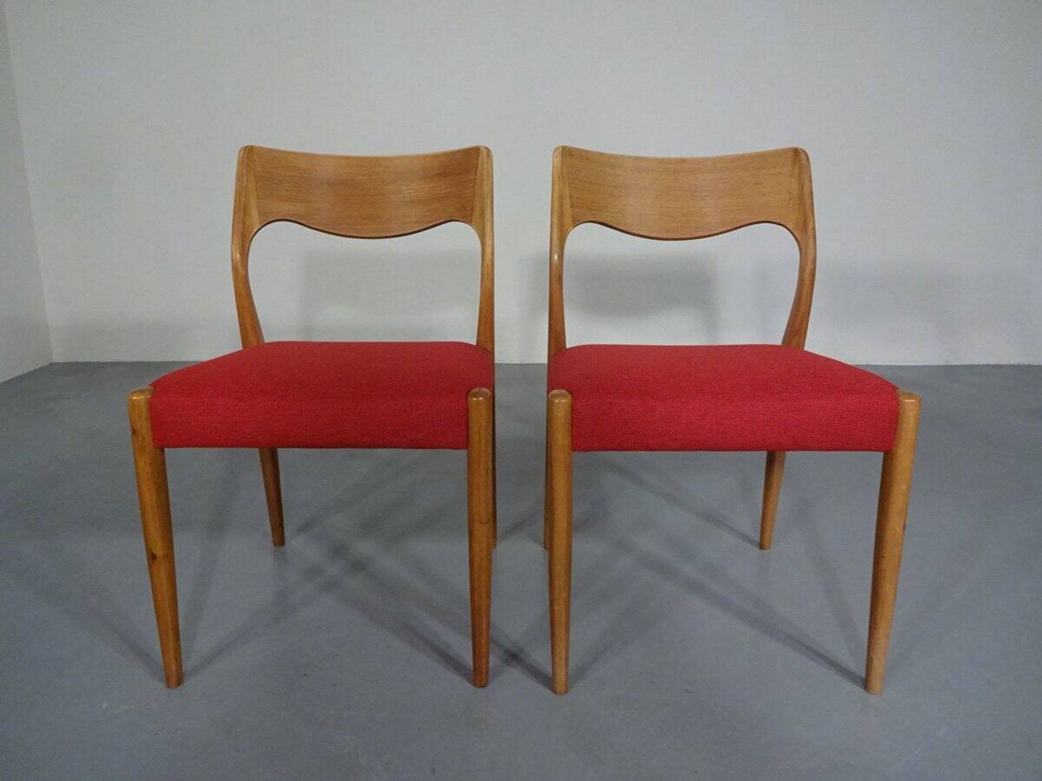 Set of Danish Oak Dining Chairs, 1960s
