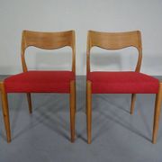 Set of Danish Oak Dining Chairs, 1960s