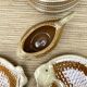 Fish plates, dish and sauce boat, Italian barbotine, 1970