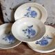 Six earthenware plates of Digoin and Sarreguemines 40s