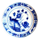 Delft blue porcelain plate