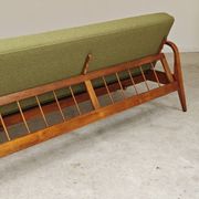 Green Banquette Daybed from Czechoslovakia 1960