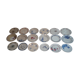 Assortiment de 18 assiettes dominante bleue