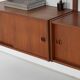 Teak modular shelving unit, Danish design, 1960s, made in Denmark
