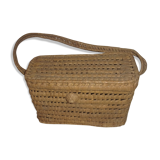 Braided palm basket