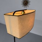 Vintage French design metal and brass floor lamp from the 1950s, Arlus